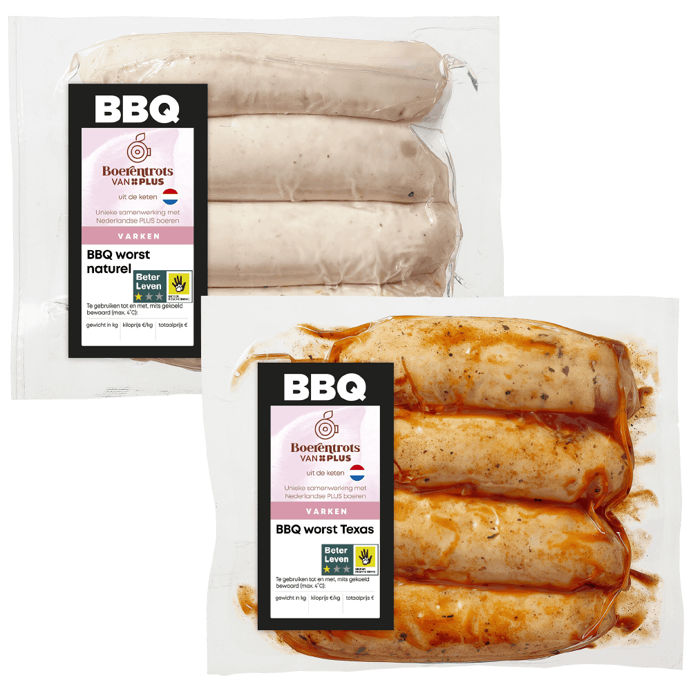 PLUS Boerentrots BBQ worst