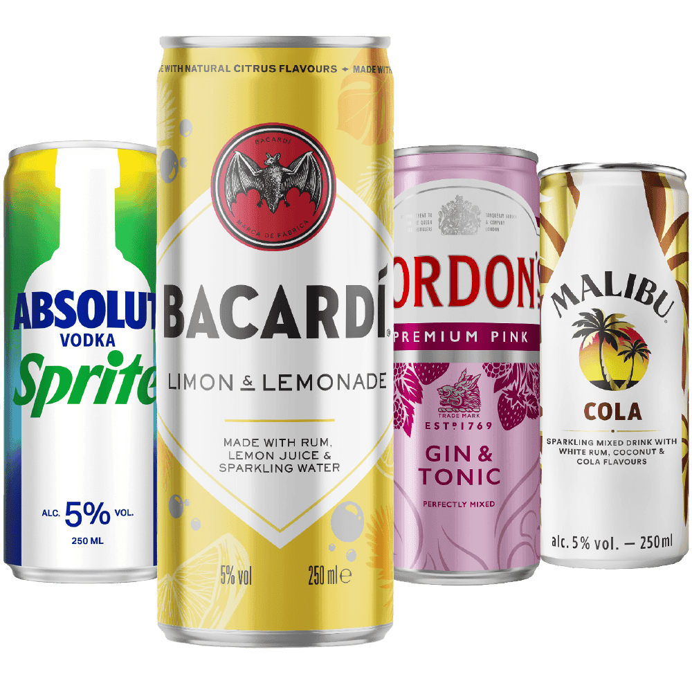 Alle premixen en hardseltzers