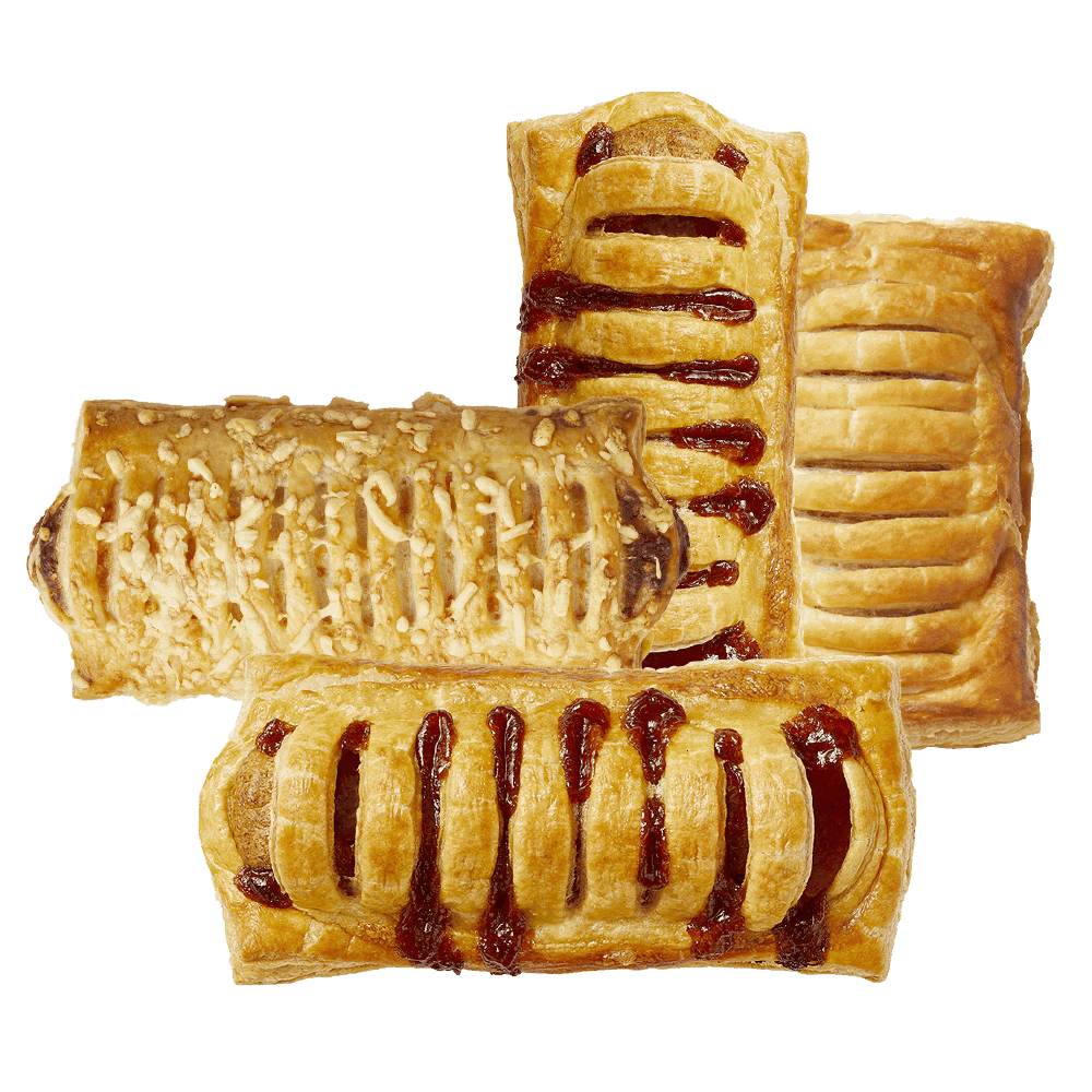 Beemster kaas-, frikandel-, en kipsatébroodje