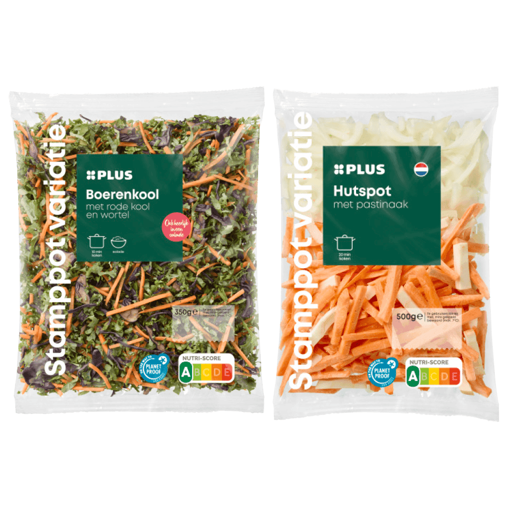 Stamppotvariatie boerenkool en hutspot