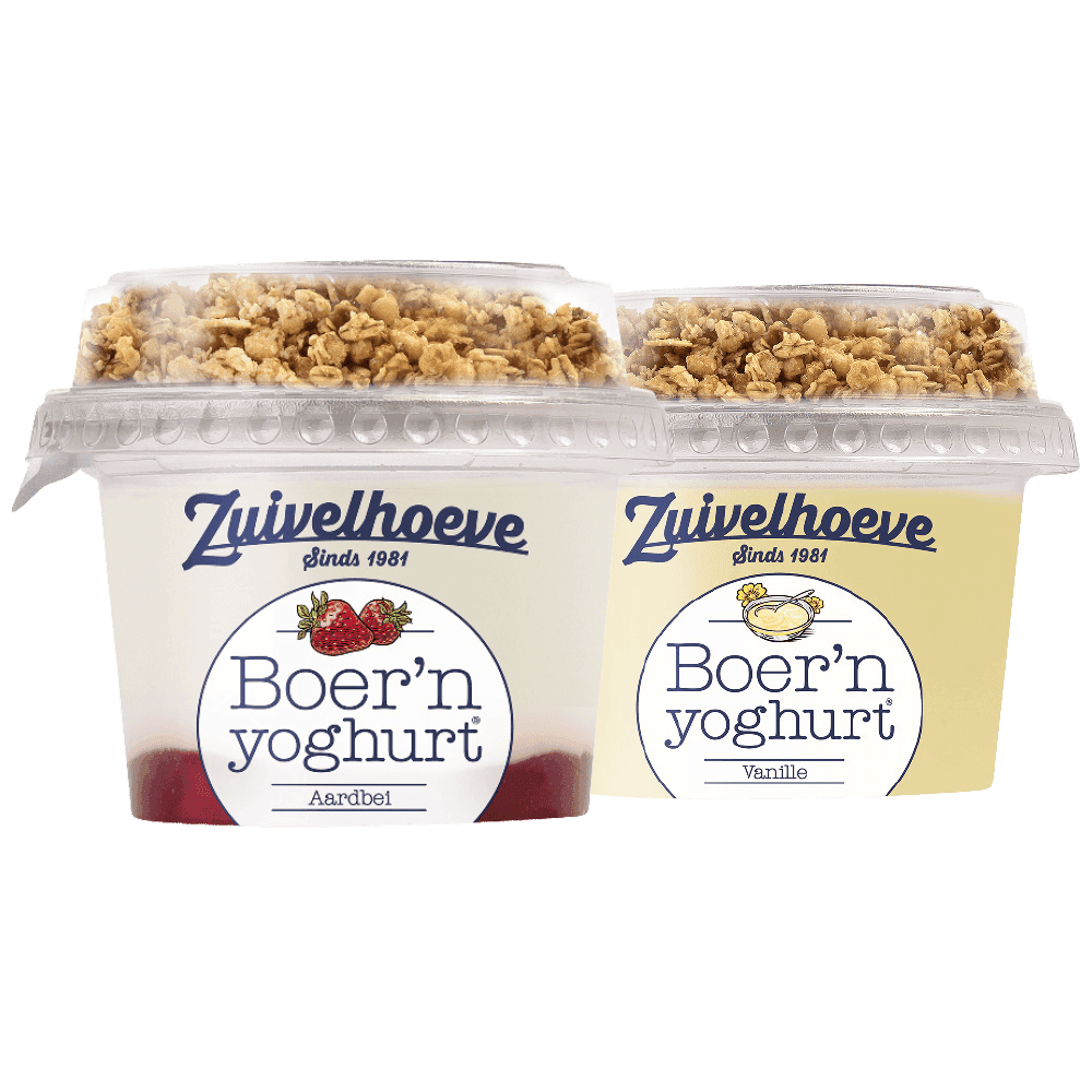 Boer'n yoghurt met muesli
