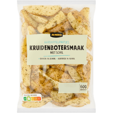 Jumbo minikrieltjes, aardappelschijfjes of opbakaardapppeltjes