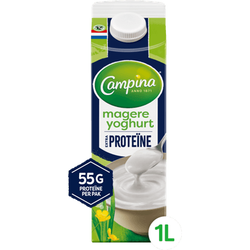 Campina yoghurt of kwark