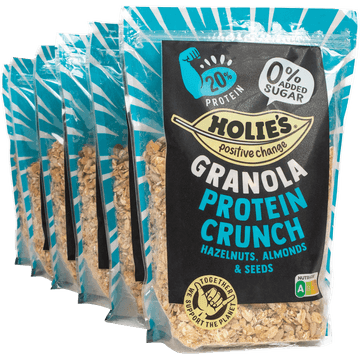 Holie's Granola Protein Nuts, Low Carb Crunch en Muesli Chocolate