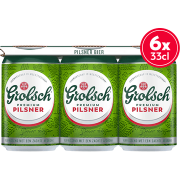 Pils van Grolsch, Peroni, Bavaria of Alfa