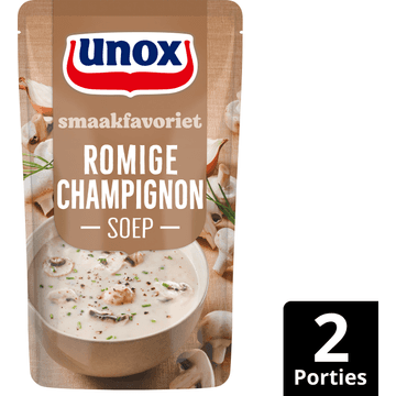 Unox soep in zak