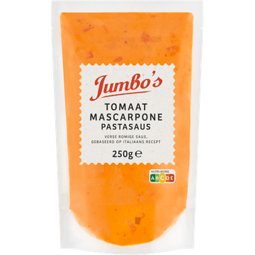 Alle Jumbo's verse pasta's of pastasauzen