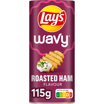 Lay's Wavy Roasted Ham Chips Snackbox