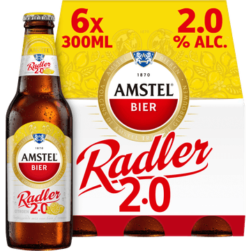 Desperados, Corona, Amstel Radler, Amstel Rosé of Liefmans