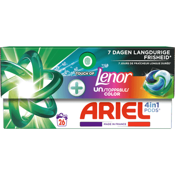 Alle Lenor, Ariel Pods+ of vloeibaar+, Dreft vaatwastabletten of 3-in-1 spray, Oral-b tandpasta of Head & Shoulders