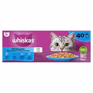 Whiskas Vis in Gelei Maaltijdzakjes Kattenvoer